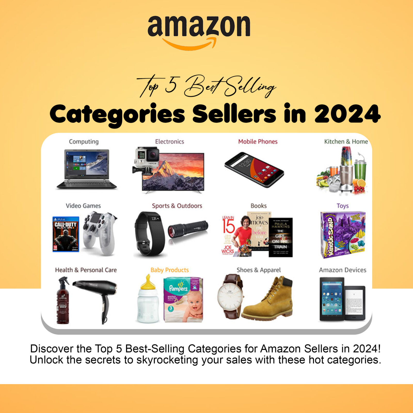 Top 5 Best Selling Categories for Amazon Sellers in 2024